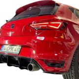 Seat Leon Mk3 Aero Tampon Orta Flapları (Plastik)(Boyasız)