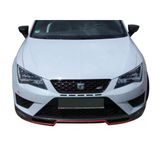 Seat Leon Mk3 İcin -5F (2013-2016) Fr Uyumlu On Tampon Ek (Plastik)