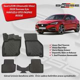 Seat Leon Paspas Araca Özel (Otomatik) 2020 Sonrası BOSSE 3D Havuzlu Oto Paspas - Siyah