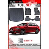 Seat Leon Station Vagon 2017 Model 4d Bagaj ve Pro Serisi Havuzlu Paspas Takımı - Siyah