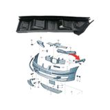 Seat Leon-toledo Ön Tampon Braketi Sol 2000-2006 1m0807049b/1m0807183a