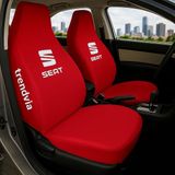 Seat Ön ve Arka Oto Koltuk Kılıfı Penye Servis Kılıfı Seti - Kırmızı