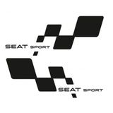 Seat Sport Yan Kapı için Çamurluk Sticker 2 Adet Sağ Sol