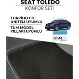 Seat Toledo Uyumlu Konfor Seti Araç Içi Eşya Saklama Cepleri Hazır Kaplama Ses Giderici Set - TORPİDO MULTİMEDYA ÜNİTELİ