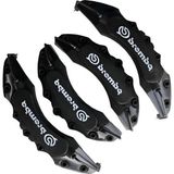 Seat Uyumlu Brembo Siyah Kaliper Kapağı 4 Parça Ön Arka Set