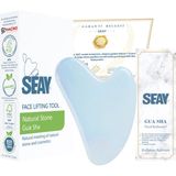 Seay Opalit Gua Sha Yüz Masaj Taşı Fonksiyonel Opal Masaj Aleti Özellikleriyle 1 Adet