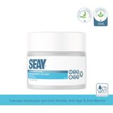Seay Yoğun Nemlendirici Krem 50 ml – AHA+BHA, Vitamin C, Hyaluronik ve Salisilik Asit İçeren, Tüm Cilt Tiplerine Uygun Günlük Yüz Bakımı