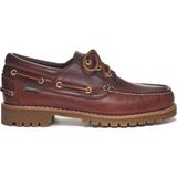 Sebago Acadia Premium Erkek Deri Ayakkabı Doğal Parlak Görünüm ve Esnek Strobel Yapı ile - Koyu Kahverengi