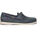 Sebago Docksides Portland Crazy Horse Erkek Deri Ayakkabı - Gece Mavisi