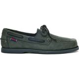 Sebago Docksides Portland Erkek Nubuk Deri Ayakkabı - Koyu Gri