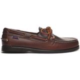 Sebago Docksides Portland Waxed Kahverengi Deri Erkek Günlük Ayakkabı