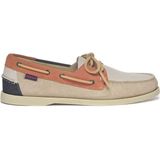 Sebago Portland Fleshout Spinnaker Erkek Deri Ayakkabı - Bej - Beyaz