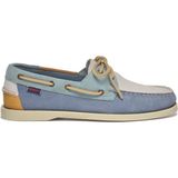 Sebago Portland Fleshout Spinnaker Erkek Deri Ayakkabı - Mavi - Yeşil - Beyaz