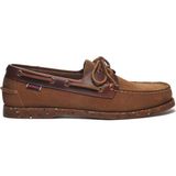 Sebago Portland rubber rec erkek süet deri ayakkabı Kahverengi