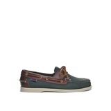Sebago Yeşil - Kahve Erkek Deri Casual Ayakkabı SEBAGO PORTLAND SP