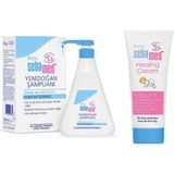 Sebamed 500 ml Baby Yenidoğan Şampuanı + Sebamed 50 ml Bebe Bez Bölgesi Bakım Kremi