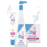 Sebamed 500 ml Şampuan + 100 ml Pişik Önleyici Krem + 100 gr Kompat Sabun Bebek Seti