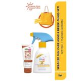 Sebamed Aile Güneş Kremi Seti - Plaj Çantası Hediyeli Spf50+ Yüz Güneş Kremi 50Ml & Bebek Güneş Kremi 200Ml