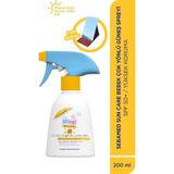 Sebamed Baby SPF 50+ UVA Korumalı UVB Filtreli Çok Yönlü Çocuk Güneş Spreyi 200 ml Seti - Ayna Hediyeli