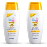 Sebamed Baby SPF 50+ UVA - UVB Filtresi ve E Vitamini Etkili Çok Yönlü Koruyucu Çocuk Güneş Losyonu 150 ml (2 paketi)
