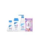 Sebamed Bebe Yenidoğan Şampuan 500ml, Bebe Yağı 150 ml, Bebek Losyonu, Canbebe Islak Havlu 56