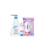 Sebamed Bebe Yenidoğan Şampuan 500ml, Pişik Önleyici Krem 100 ml, Canbebe Islak Havlu 56