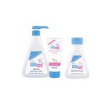 Sebamed Bebek Bakım 3'lü Set, Bebe Şampuanı 500ml, Bebek Yağı 150ml, Pişik Kremi 50ml