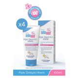Sebamed Bebek Pişik Önleyici Krem 100 ml 4 Adet pH 5.5 Pantenol İçerikli Yoğun Koruyucu Nemlendirici