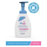 Sebamed Bebek Saç Yüz ve Vücut Köpüğü 400ML (Göz Yakmayan pH 5.5 Nemlendirici Yenidoğan Hassas Cilt)