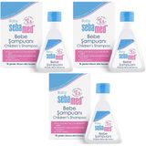 Sebamed Bebek Şampuanı 250ml, 3'lü Set, pH 5.5