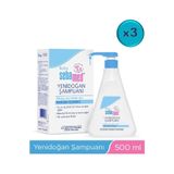 Sebamed Bebek Şampuanı 500ml Pompalı, Yenidoğanlar İçin, 3'lü Set
