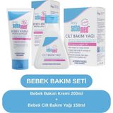 Sebamed Bebek Yağı 150 ml + Bebek Kremi 200 ml
