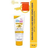 Sebamed Çocuk Güneş Kremi SPF 50+ 75 ml UVA UVB Filtreli Çok Yönlü Koruyucu Bebek Mayo Çantası Hediyeli - 24 Ay ve Üzeri