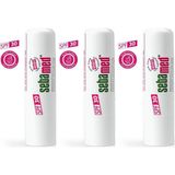 Sebamed Dudak Koruyucu Bakım Kremi Stick 30 Spf 4.8gr (Çatlamış ve Hassas Nemlendiricili) (3 Lü Set) - Şeffaf