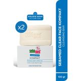 Sebamed Gözenek Temizleyici Kompakt Yüz Sabunu 100 gr x 2 Adet Set Hassas ve Yağlı Ciltler İçin Arındırıcı