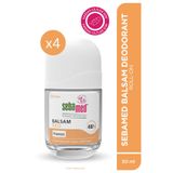 Sebamed Hassas Ciltlere Özel 48 Saat Etkili Balsam Roll-On Deodorant 50ml, Set 4 Adet