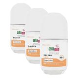 Sebamed Hassas Ciltlere Özel 48 Saat Etkili Kadın Erkek Balsam Roll-On Deodorant 50ml (3 paketi)