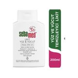 Sebamed Likit Yüz ve Vücut Temizleyici Jel, 200 ml, Diş Beyazlatıcı Köpük Hediyeli