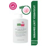 Sebamed Nemlendirici Etkili Yüz ve Vücut Temizleme Jeli 1000 ml Set - Duş Lifi Hediyeli