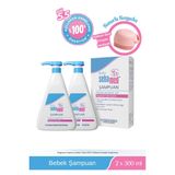 Sebamed Peluş Çanta Hediyeli 2 Adet 500 Ml Bebek Şampuan Seti