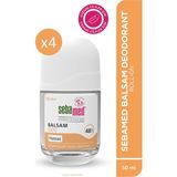Sebamed Roll-On Balsam Hassas Ciltler İçin 50 ml x 4 Alüminyum İçermez Uzun Süreli Ferahlık