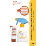 Sebamed Sun Care Aile Güneş Kremi Seti - Plaj Havlusu Hediyeli SPF50+ Yüz Güneş Kremi 50ml & Bebek Güneş Kremi 200ml - Beyaz - Standart