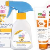 Sebamed Sun Care SPF50+ 200 ml ve SPF50+ 75 ml Çok Yönlü Çocuk Güneş Kremi