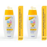 Sebamed UVA - UVB Filtresi ve E Vitamini Etkili Çok Yönlü Koruyucu Çocuk Güneş Sütü 50 SPF 100 ml (2 paketi)