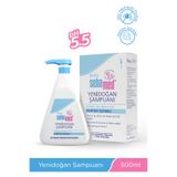 Sebamed Yenidoğan Bebek Şampuanı 500 ml pH 5.5 Bisabolol İçerikli Göz Yakmayan Koruyucu Nemlendirici Bakım