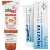 Sebamed Yetişkin 50+ Güneş Kremi 75 Ml + Bepanthol Cilt Bakım Kremi 100 Gr