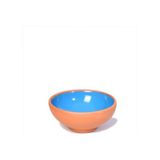 Sebat Yapı Home 6'lı Avanos Toprak Kase Reçellik, Sosluk, Çerezlik Renkli Sırlı 7 cm. - Mavi
