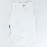 Sebi Bebe Askılı Bebek Body 0155 - 6 - 9 Ay - Ekru