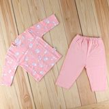 Sebi Bebe Ayili Kiz Baskili Bebek Pijama Takimi 2329