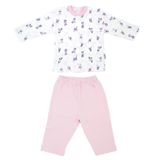 Sebi Bebe Bisikletli Bebek Pijama Takımı 2261 Pembe 0-3 Ay (56 Cm)